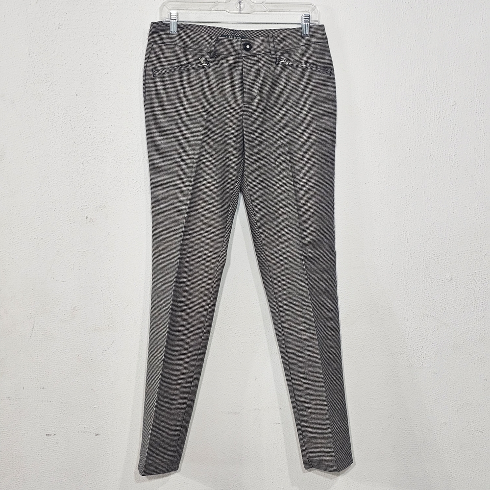 LAUREN RALPH LAUREN Gray Checkered Trousers - Picture 2 of 15